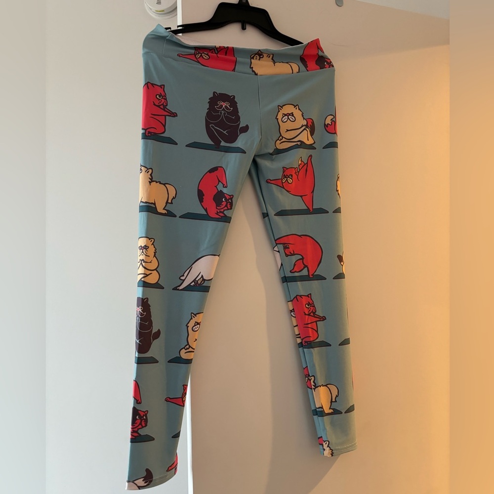 Yoga cat leggings society 6 - Picture 2 of 6